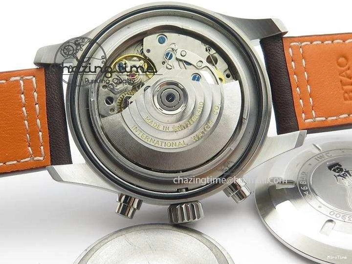 MIROTIME 0219 HighQuality Pilot Chrono 377714 “Le Petit Prince” ZF Best Edition Blue Dial On Brown Leather Strap A 7309